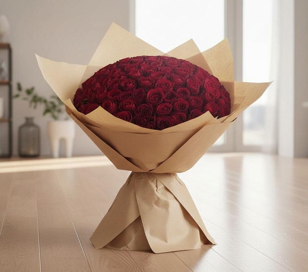 101 Красная роза в Чое Букет 101 Красная роза в Чое